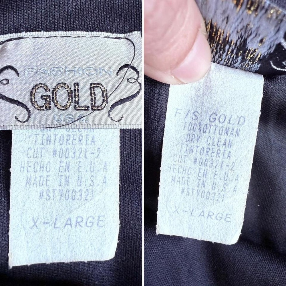 Vintage Black and Gold Tank - Picture 4 of 8